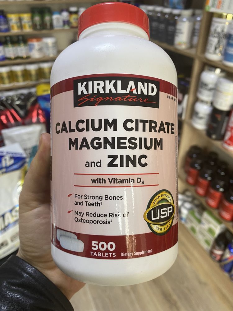 Calcium magnesium zinc D3 500 таб