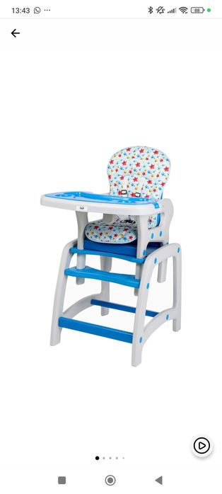 Scaun măsuță pt luat masa