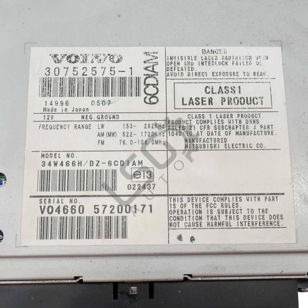CD чейнджър Volvo S 40 II 2004-2012 ID: 140185