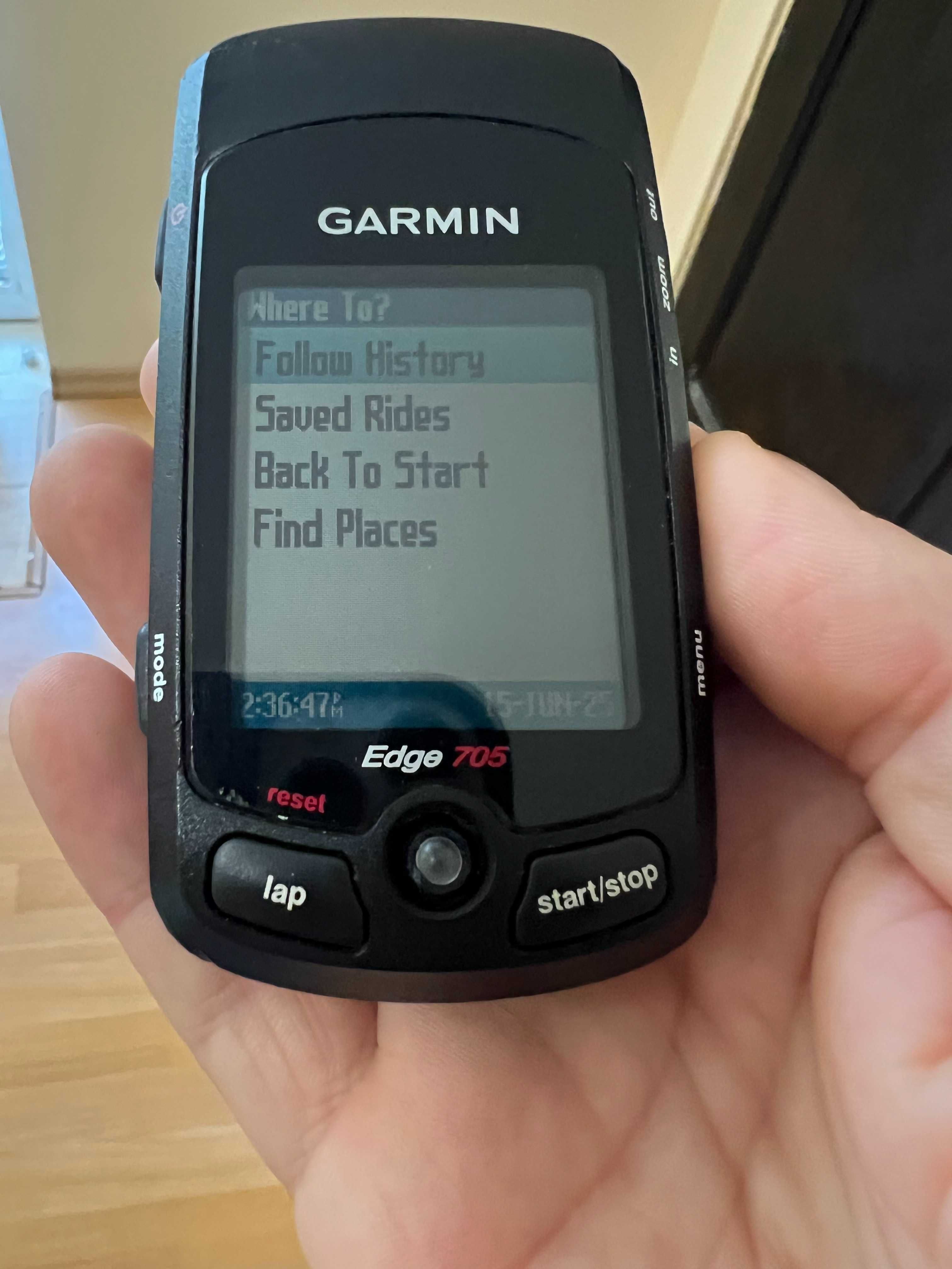 GPS  Garmin Edge 705