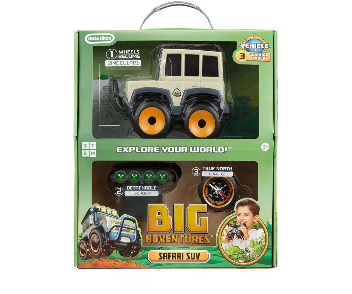 Детски джип Сафари Little Tikes Adventures, бинокъл, фенерче и компас