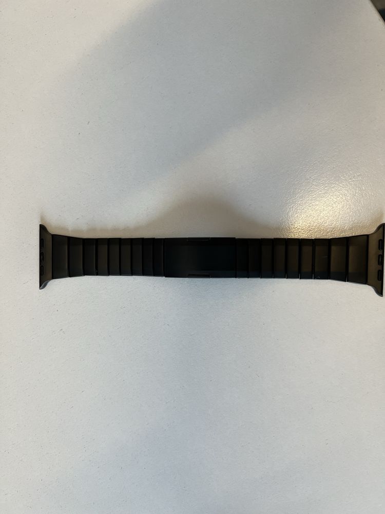 Каишка за Apple watch 44/45/49 S10 метална черна