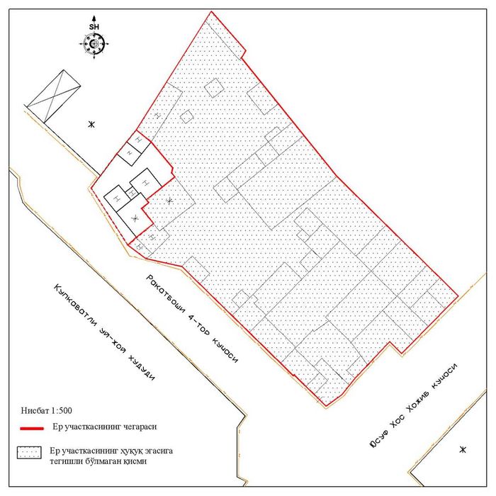 Участок 3 сотки. Под Строительства. Ор-р. Rakat Boshi.