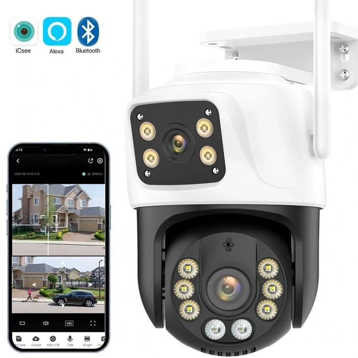 Camera Supraveghere Exterior 2Lentile/Wireless/Rotativa/Wifi/iCsee
