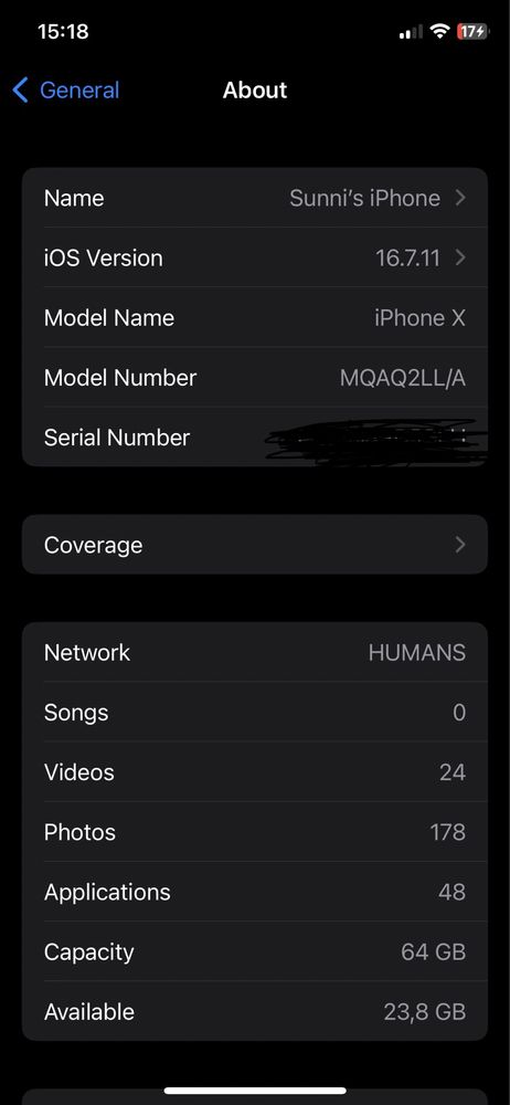 iPhone X 64GB