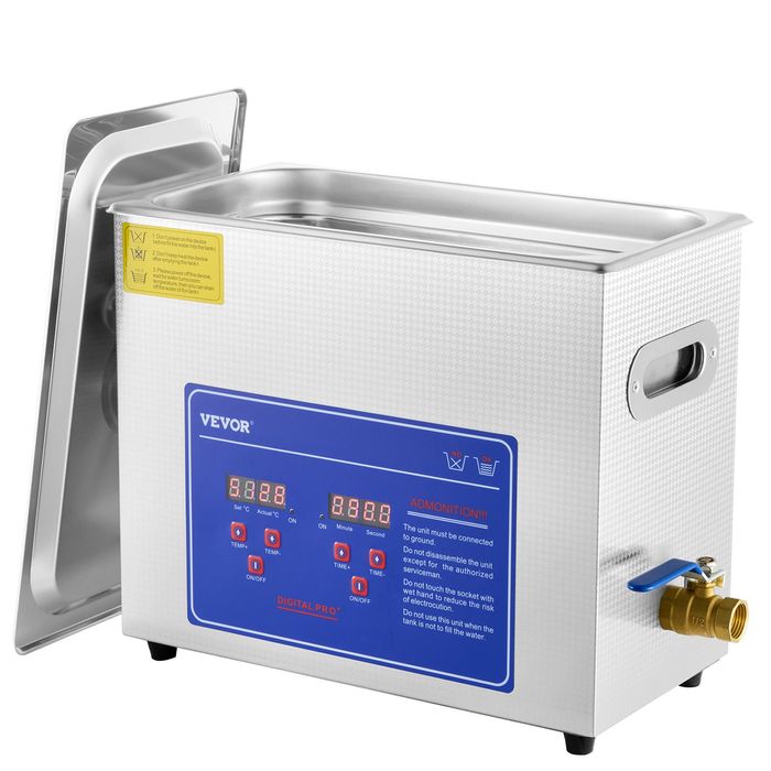 Curatator Ultrasonic Profesional 6L,Temporizator Digital,40kHz