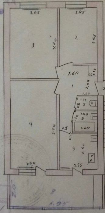 Квартира продаётся Чиланзар 26 квартал 3/4/5 без ремонта налоговая