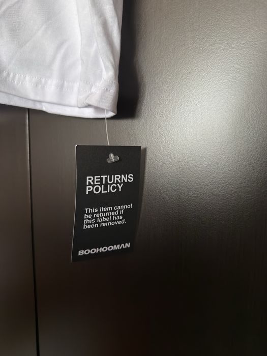 Tricou Alb Oversize cu Model, Barbati, Marimea M