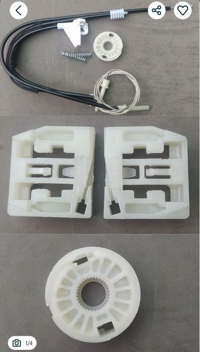 Skoda Octavia A4 ремкомплект стеклоподъёмника передней двери.