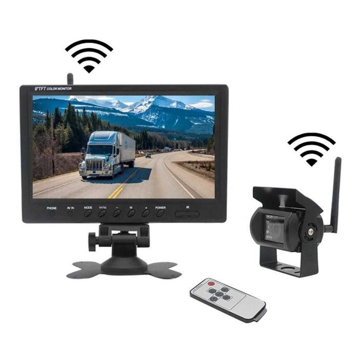 Kit marsarier wireless cu camera si display 9 inch Camion, Autocare