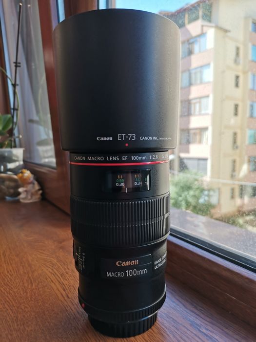 Obiectiv CANON 100mm macro EF  L Is USM
