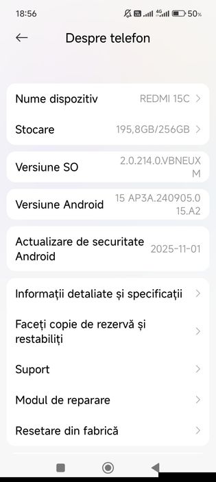 vand redmi 15C ca nou
