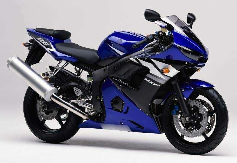 Стикери Yamaha R6 второ поколение 2003г-2005г Ямаха р6 лепенки rj05