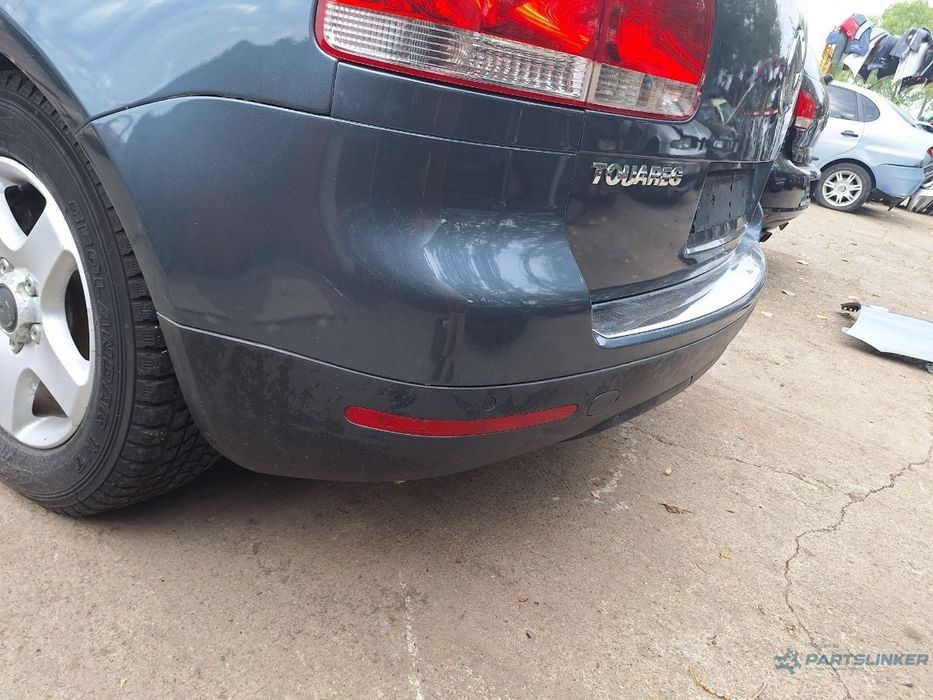 Bara spate completa cu gauri de senzori VOLKSWAGEN TOUAREG 7LA, 7L6, 7L7 2002 - 2013 , gri LD7U