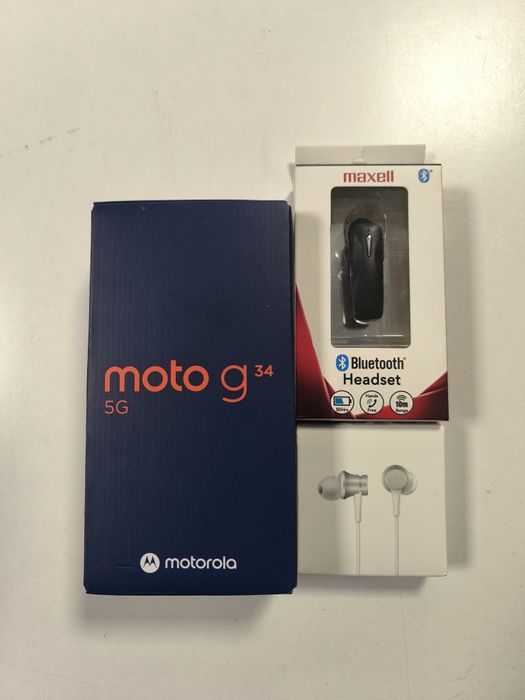 НОВ телефон Моторола Мото G 34/5 G/ и 4 подаръка