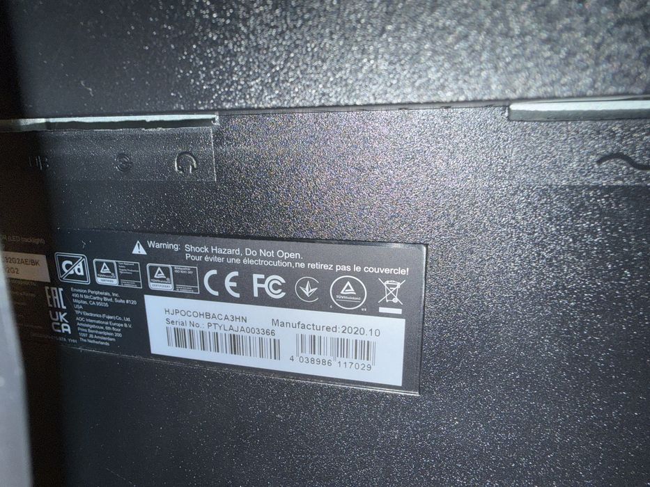 Monitor Gaming curbat WLED