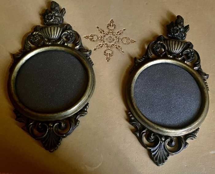 Elegant set-rame din bronz in stil baroc-model deosebit-Franta