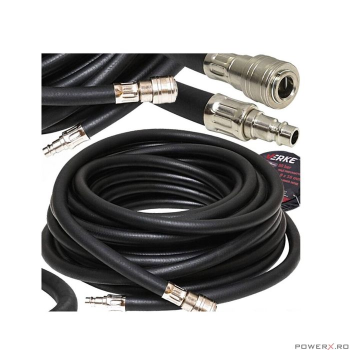 Furtun compresor aer comprimat, 10 metri 10x17 mm 20 bari, Verke