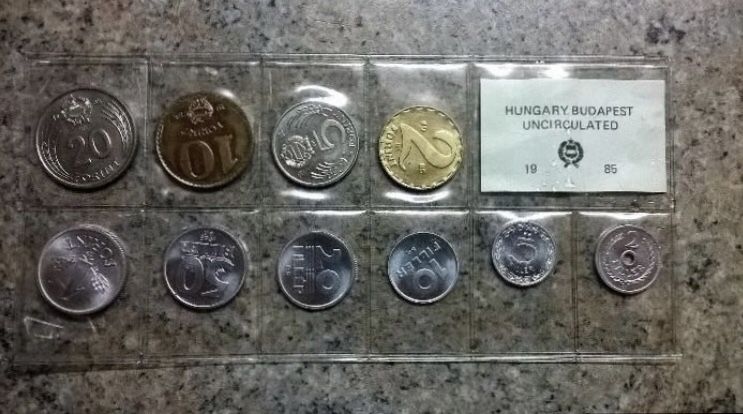 Монети Hungary Budapest Uncirculated 1985