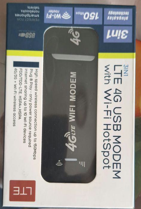 USB modem 4g LTE, Wi-fi Hot Spot