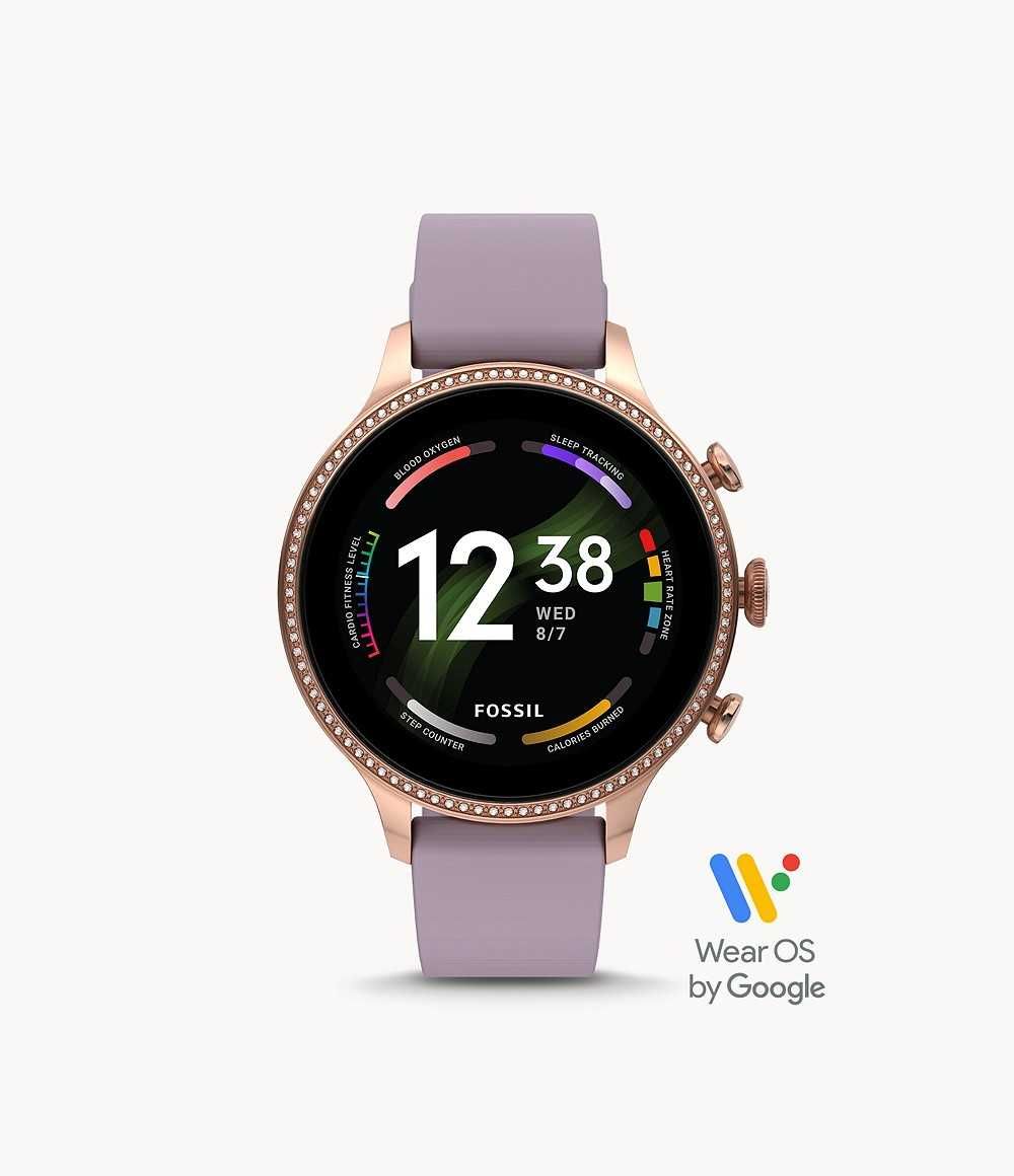 НОВ! Смартчасовник Fossil Gen 6 Smartwatch Purple / Gray  Гаранция!