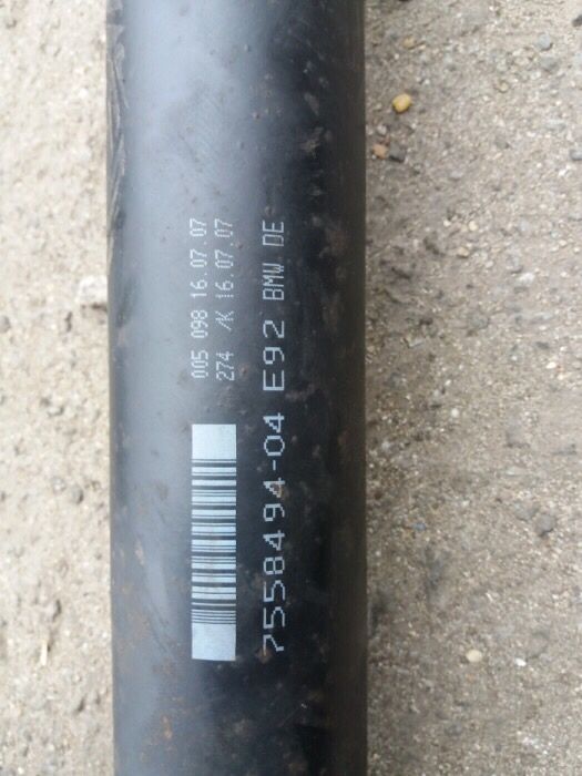 Cardan bmw e90 e91 e92 e93 335d