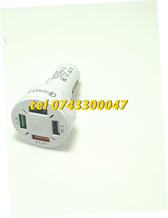 Superfastcharge Incarcator Auto Cu Patru Porturi Usb Partycharge