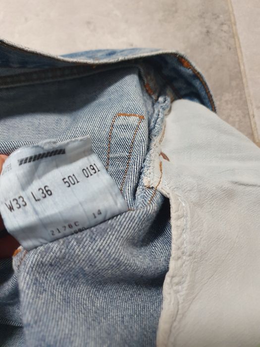 Blugi levis 501 denim jeans 1991 made in usa 423