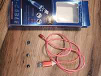 Cablu usb cu capete magnetice ,iluminare la încărcare , 1 metru,