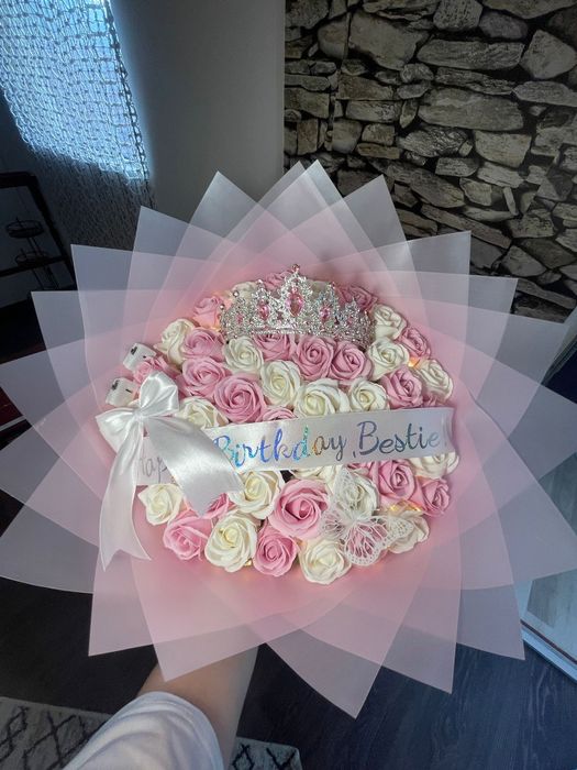Buchet de flori din sapun