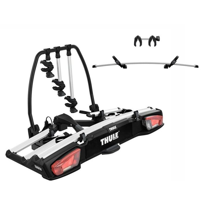 Suport 4 biciclete Thule VeloSpace 939 XT3 pe carligul de remorcare (13pini)
