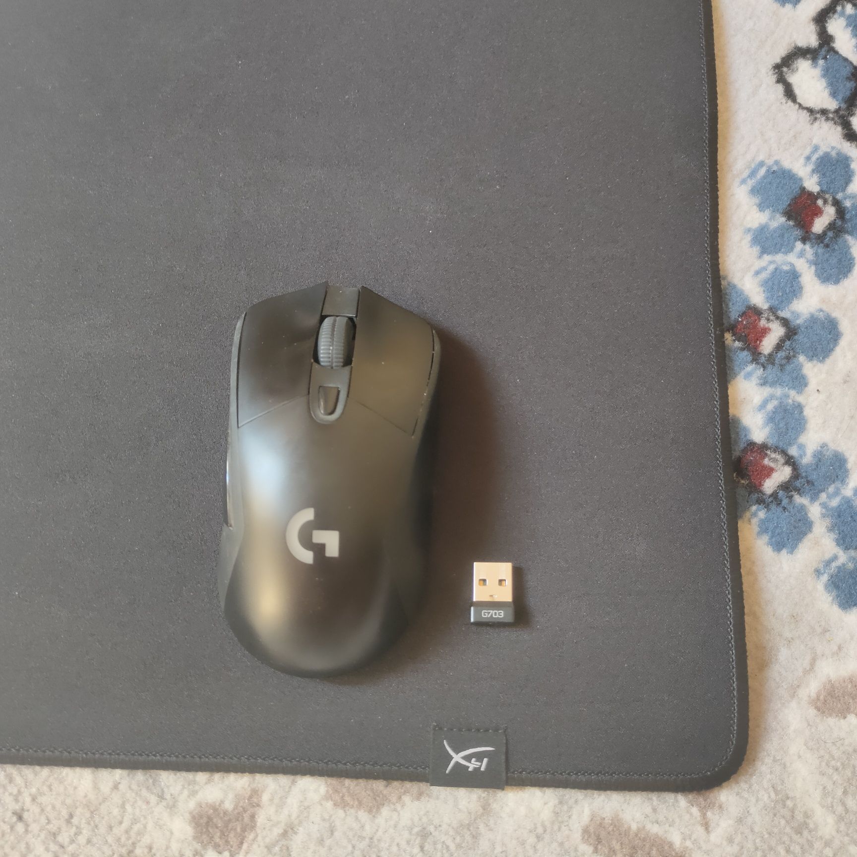 Logitech g703 и hyperx pulsefire mat M