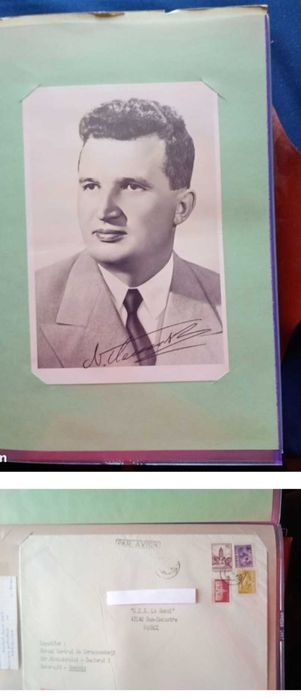 Fotografie semnata nicolae ceaușescu olograf