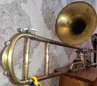 Trombon (trompeta) cu pistoane,  Vintage-de Colectie functional !