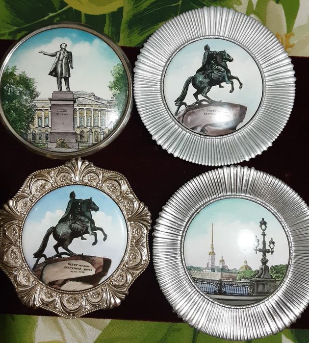 Советские  миниатюры  финифть