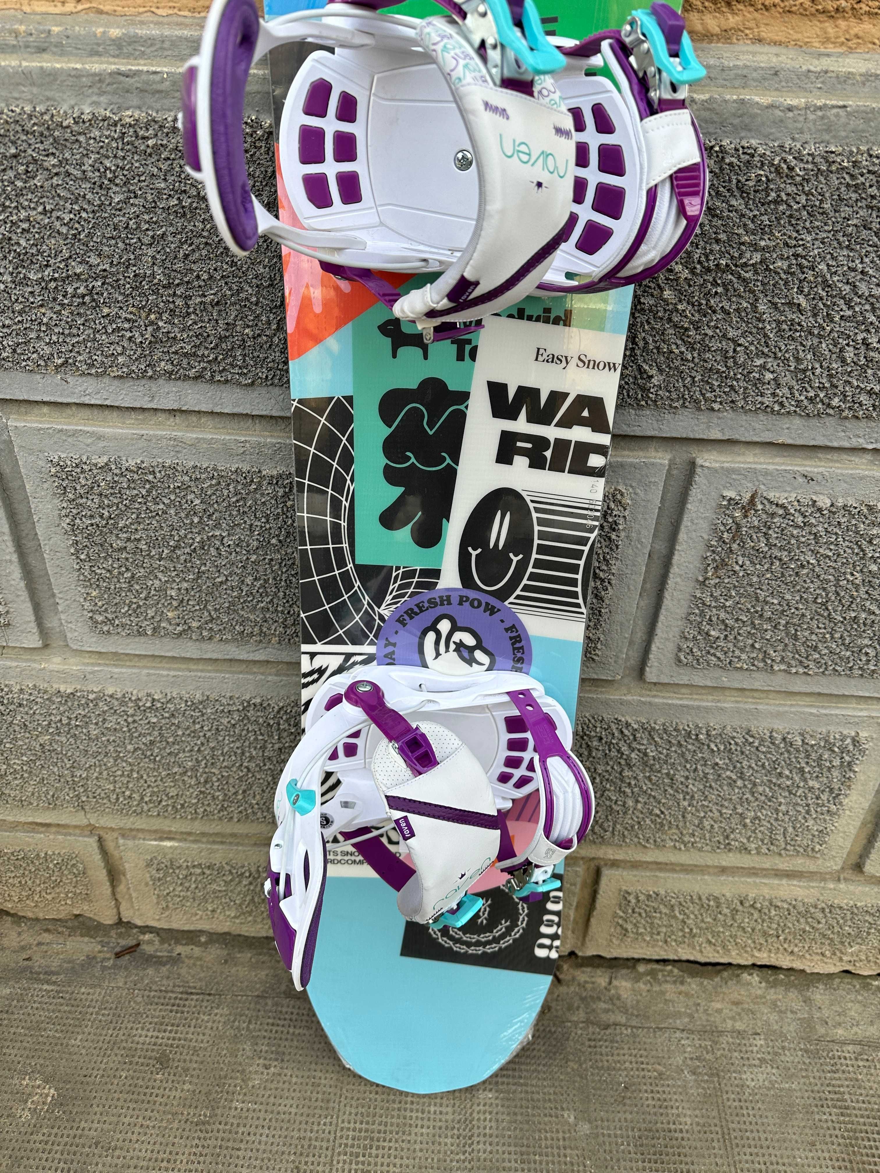 placa noua snowboard easy wallride mini L140cm