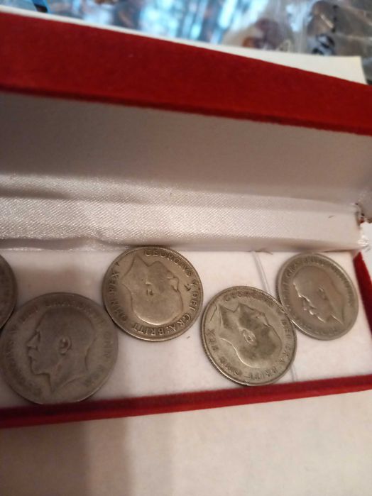 colectie 10 monede Argint  1920-1929