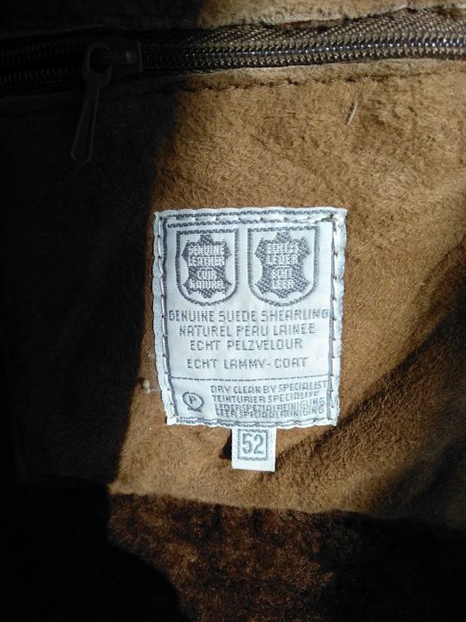 Мъжки кожух от естествена кожа