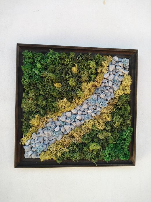 Картина пано със скандинавски мъх