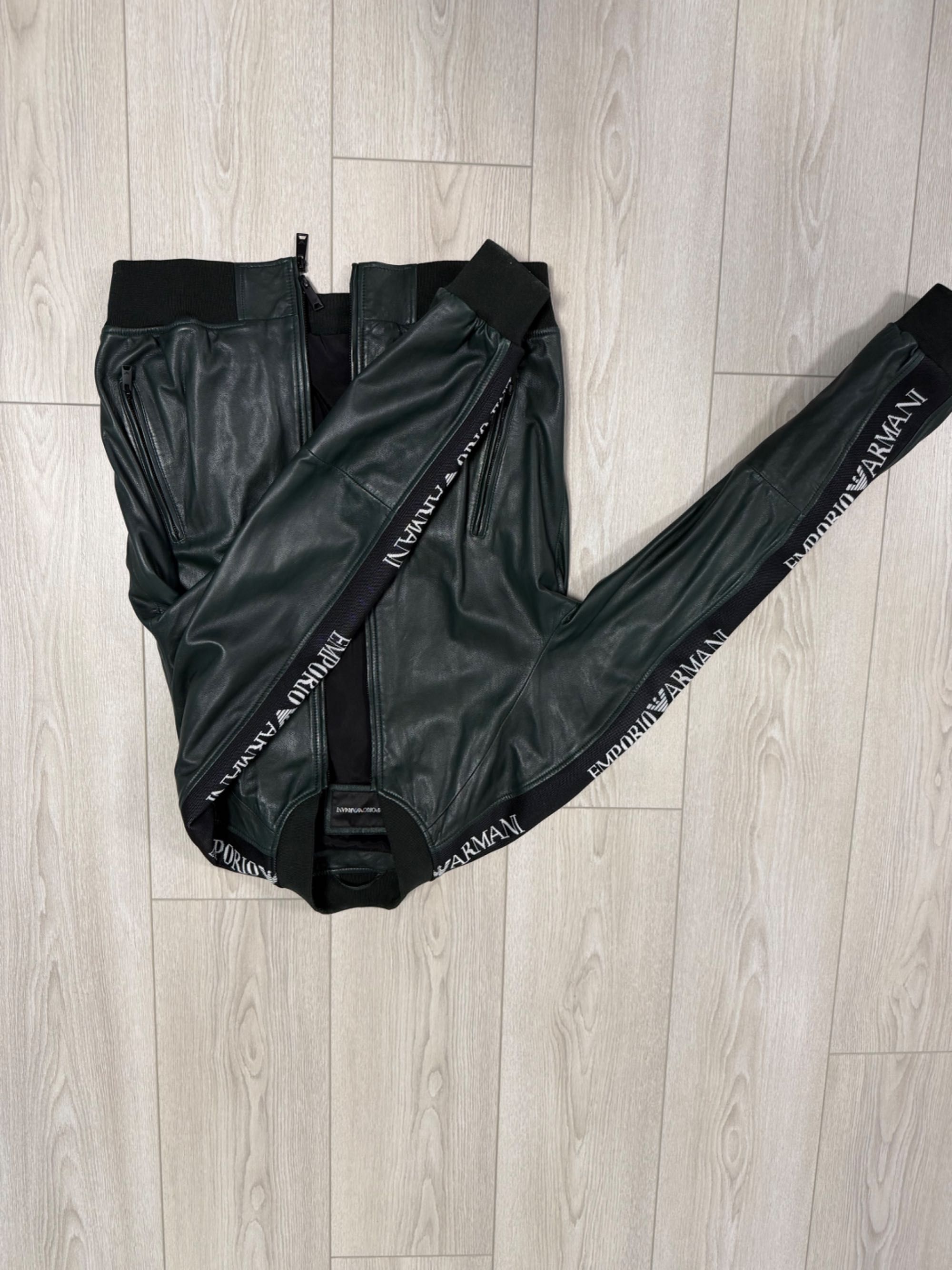 Кожено яке Emporio Armani
