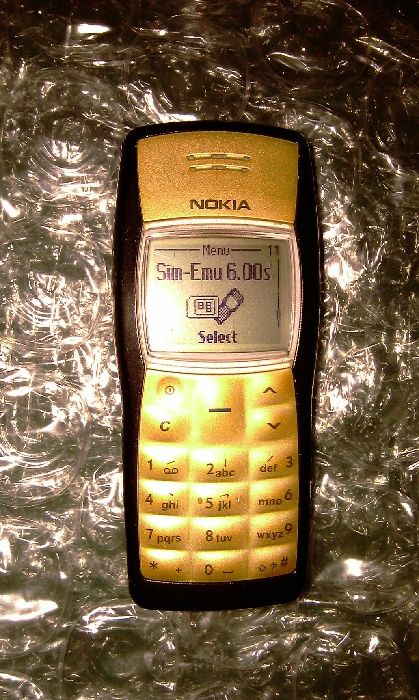 NOKIA 1100, Black Series, Firmware 3.11 RH-15 - Vintage Phone