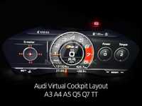 Activare afisaj sport layout RS Virtual Cockpit Audi TT A3 A4 A5 Q5 Q7