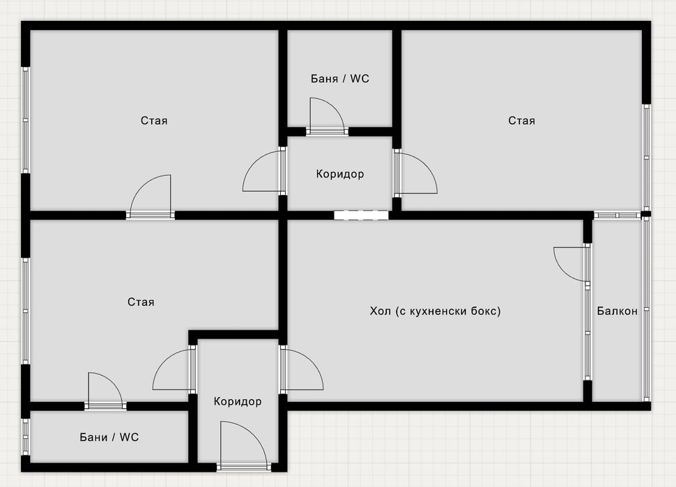 Продава 4-СТАЕН / София, Център / 100 кв.м / бул. Васил Левски - СМГ