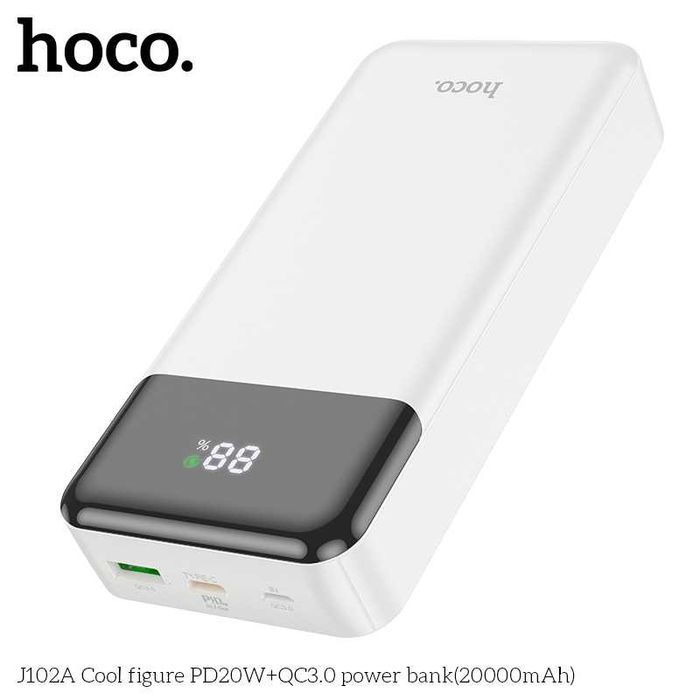 Hoco J102A Cool 22.5W+PD20W Power Bank 20000mAh for Samsung iPhone 17
