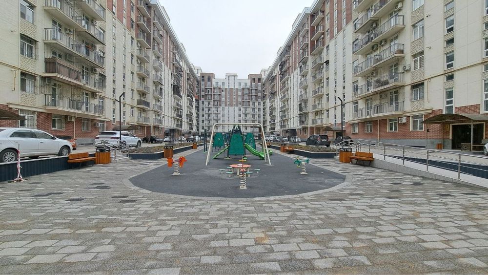 Срочно 3х комнатная ЖК Parkent Plaza не кто не жил с мебелью и технико