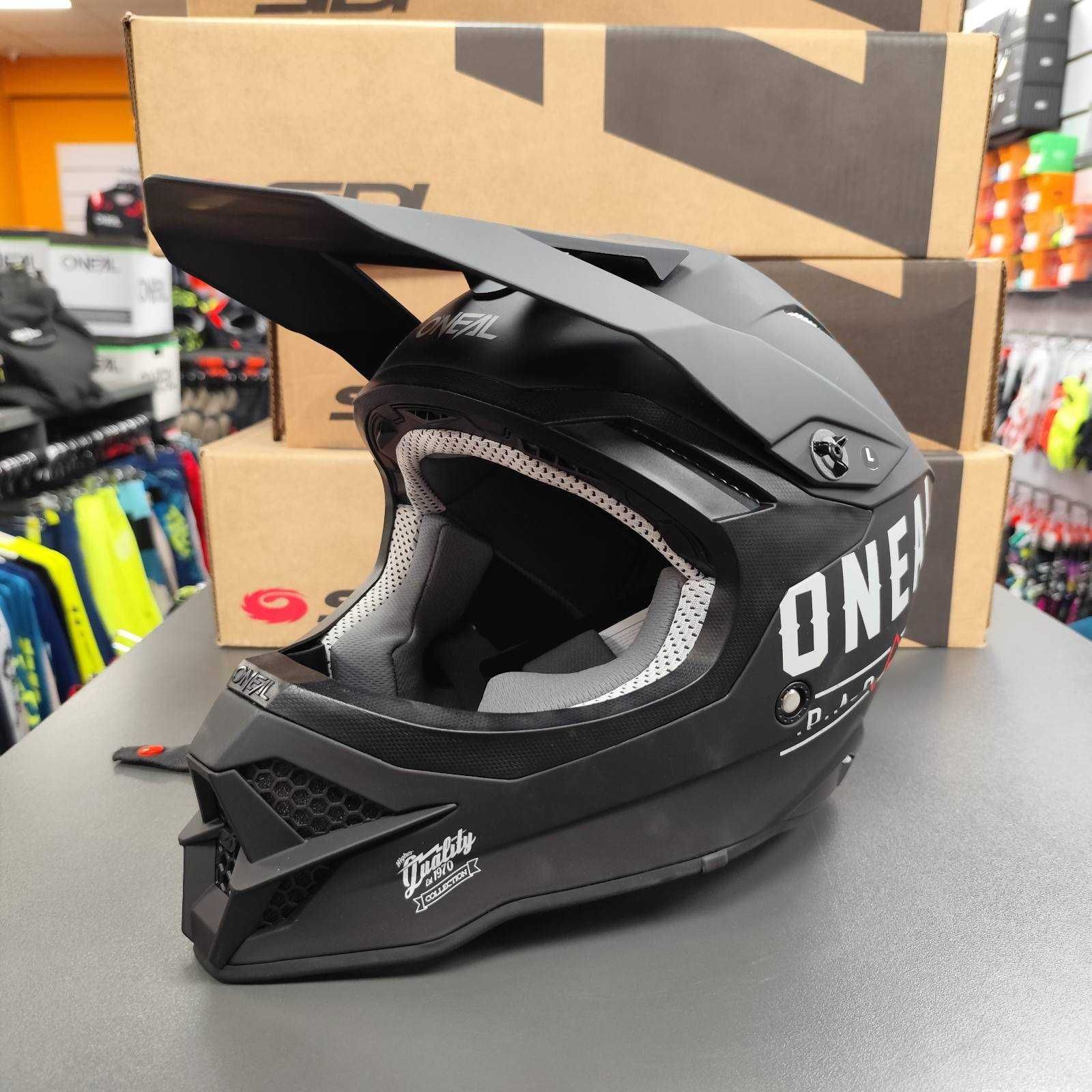 Мотокрос каска O'NEAL 3SERIES DIRT V.22 black/gray - Код: 34268