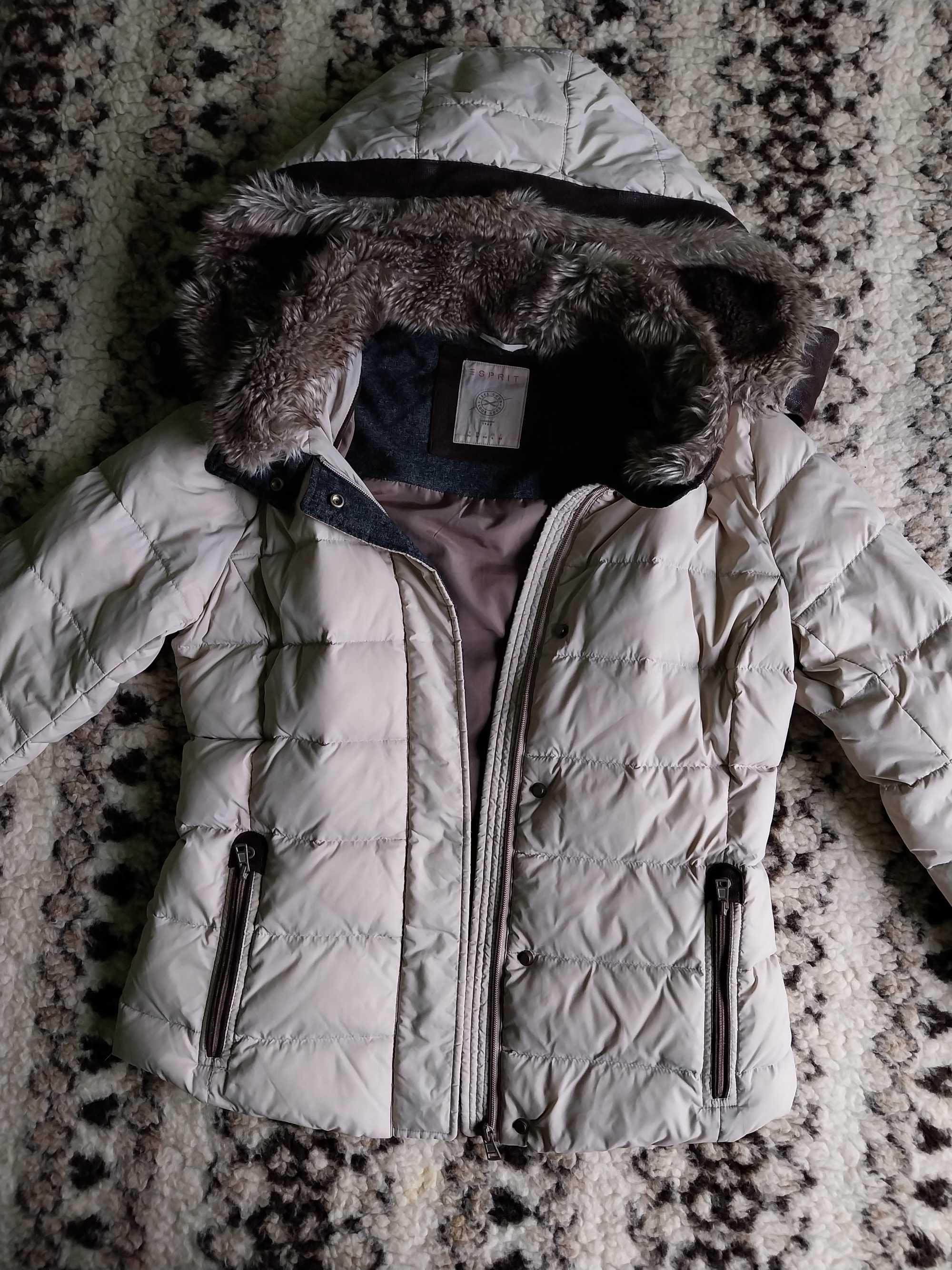 Дамско яке естествена кожа Only и зимно яке ESPRIT