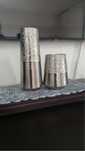 Set 2 vaze decorative moderne, argintii – design elegant