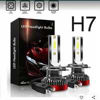 Becuri LED H7 10.000 lumeni 6000K alb pur