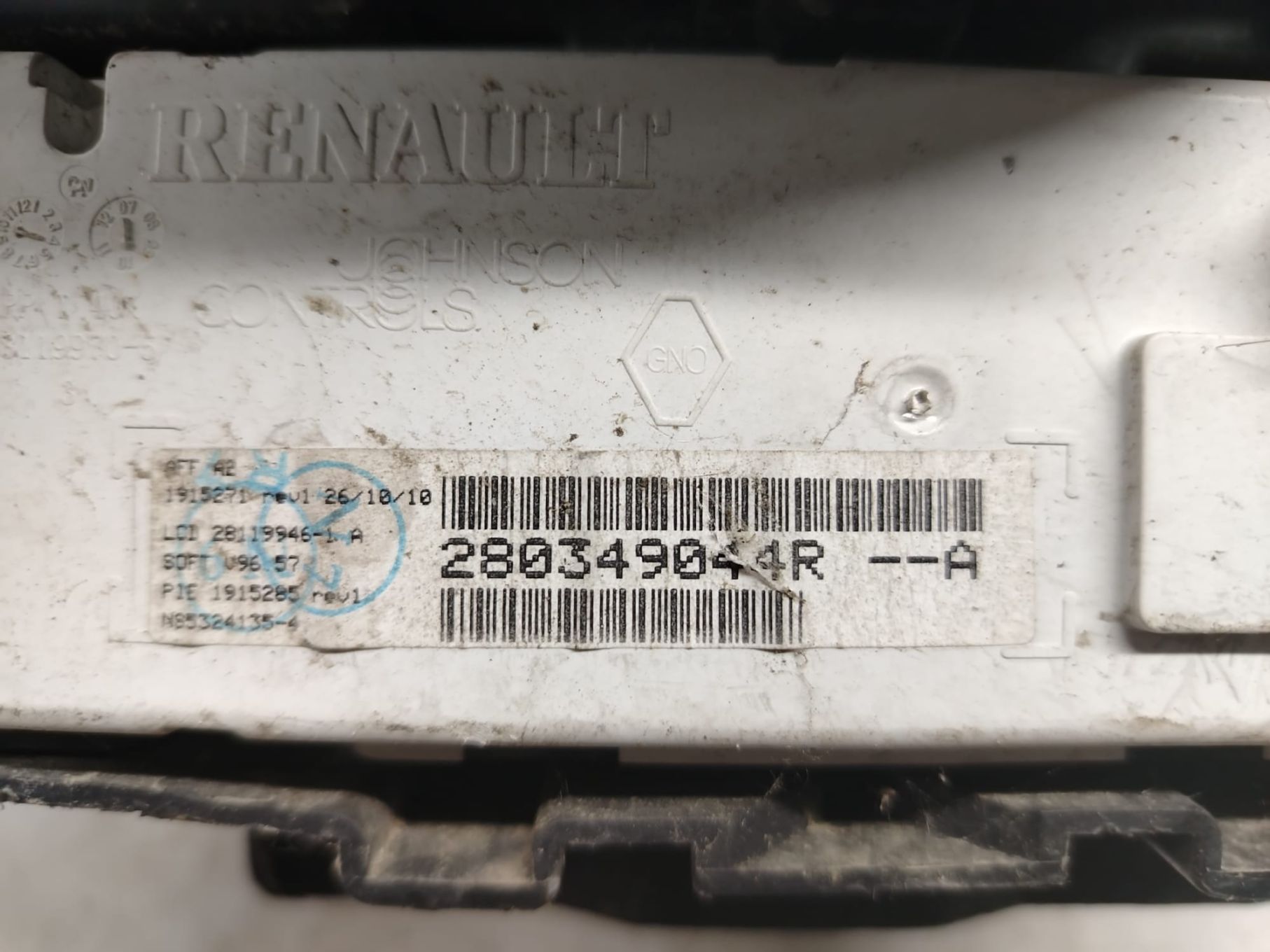 Display afisaj bord 280349044r Renault Megane 3 [2008 - 2014]